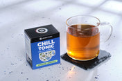 Chill Tonic Functional Mushroom Tea - Spearmint Chamomile Relaxation Blend with Reishi & Calming Herbs - Caffeine-Free Evening Wellness Tea