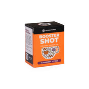 The box packaging for Atomic Fungi Functional Booster Shot Mushroom Tea.