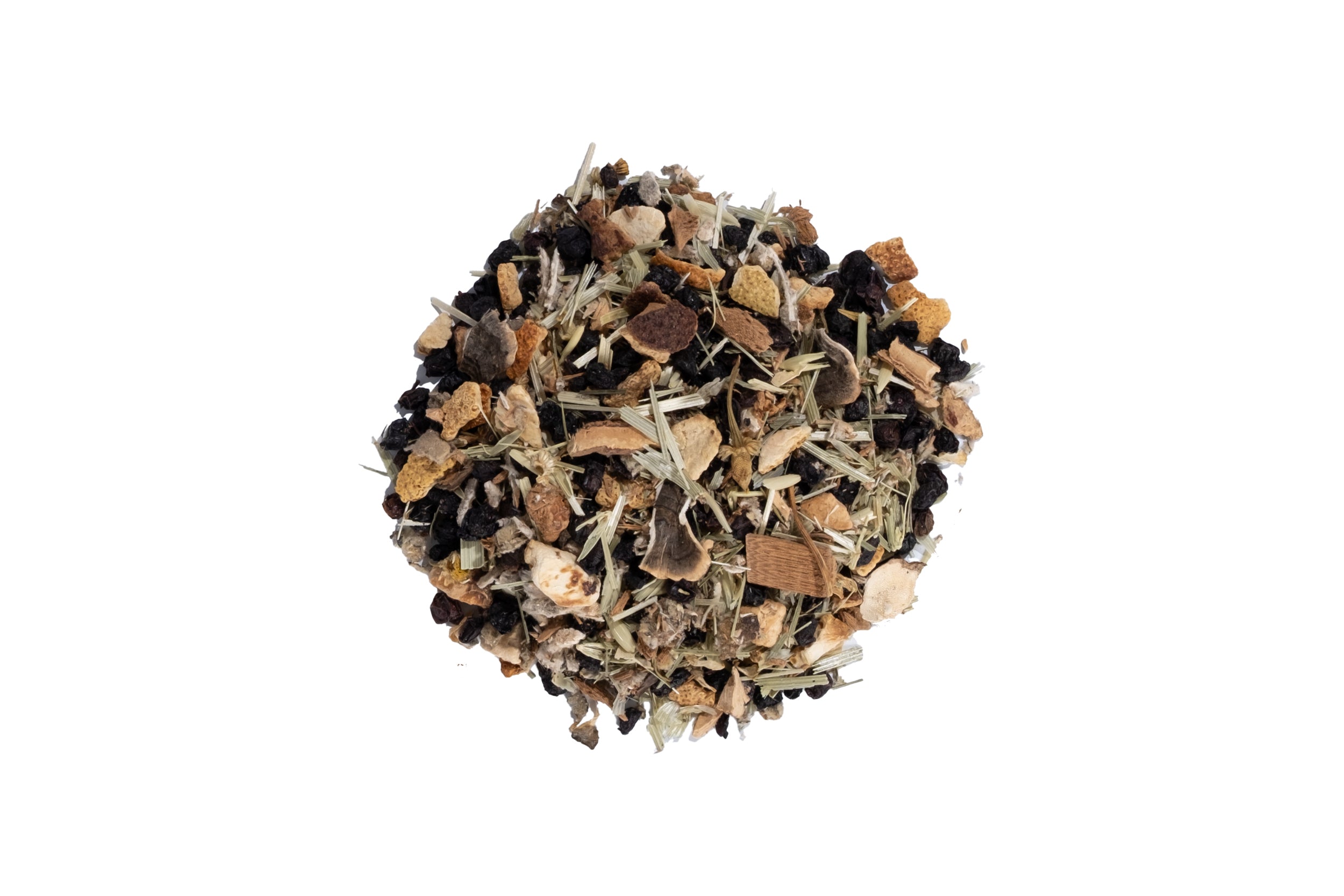 Booster Shot Functional Mushroom Tea - Elderberry Citrus Immunity Blend with Turkey Tail & Reishi - Herbal Wellness Tea