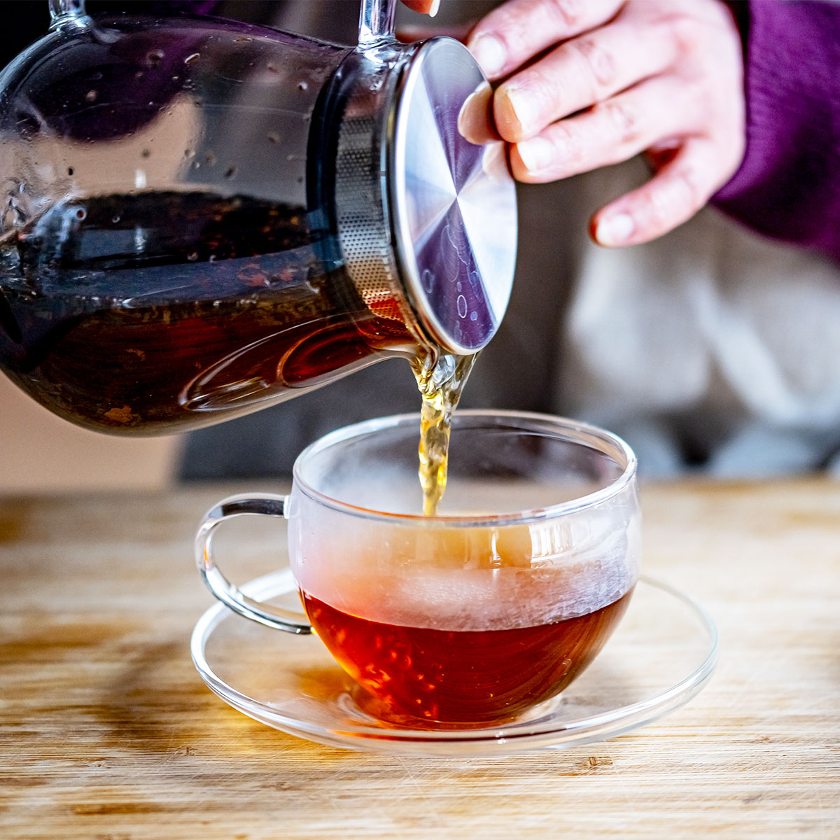 Glass Teapot for 4